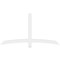 Ekena Millwork Bellingham Architectural Grade PVC Gable Bracket, 72"W x 39"H x 2"D x 4"F, 13/12 Pitch GBP072X39X0204BEL00 - alternate 2